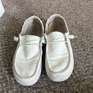 Hey Dude Women's White Sneakers